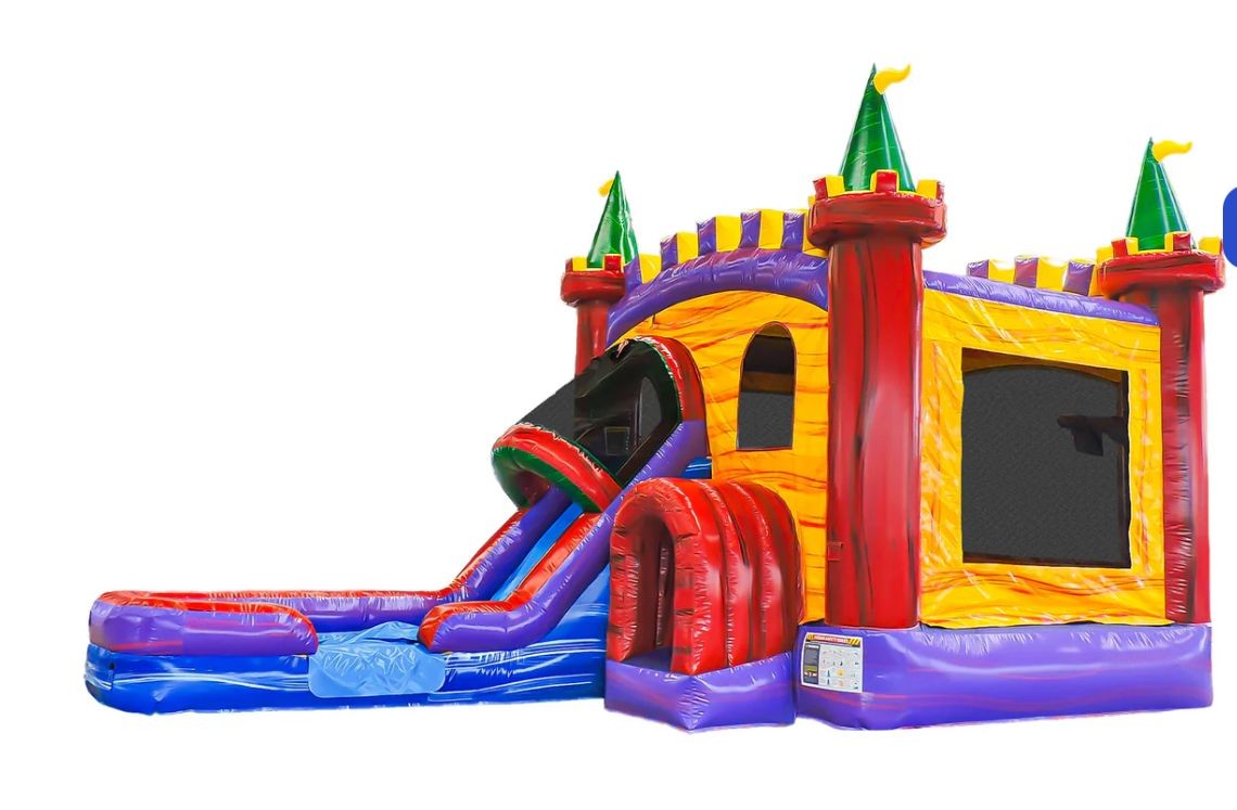 Large Castle Bounce House / Slide Combo